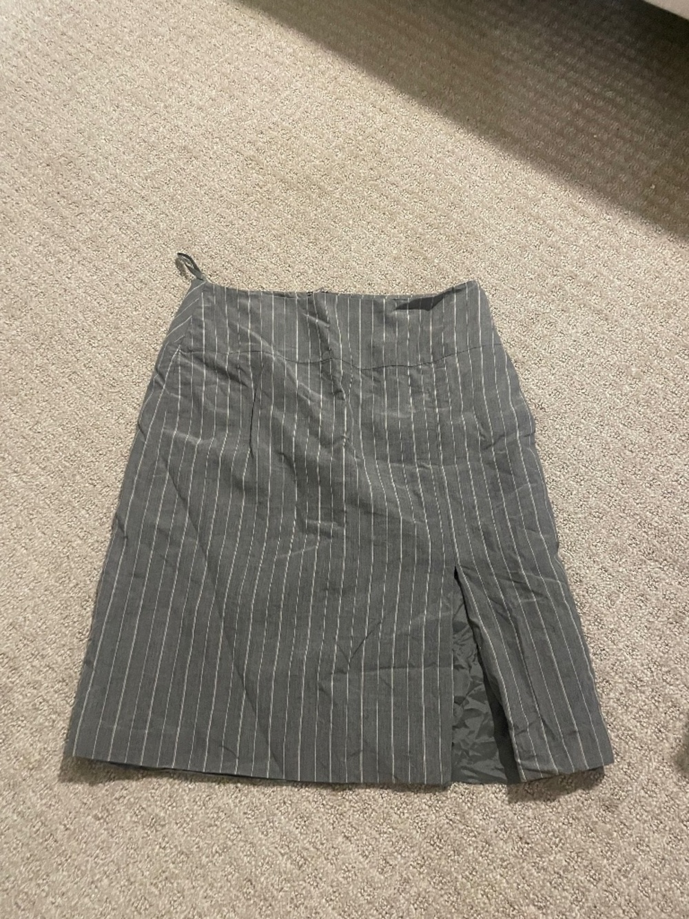 Pinstripe Skirt
